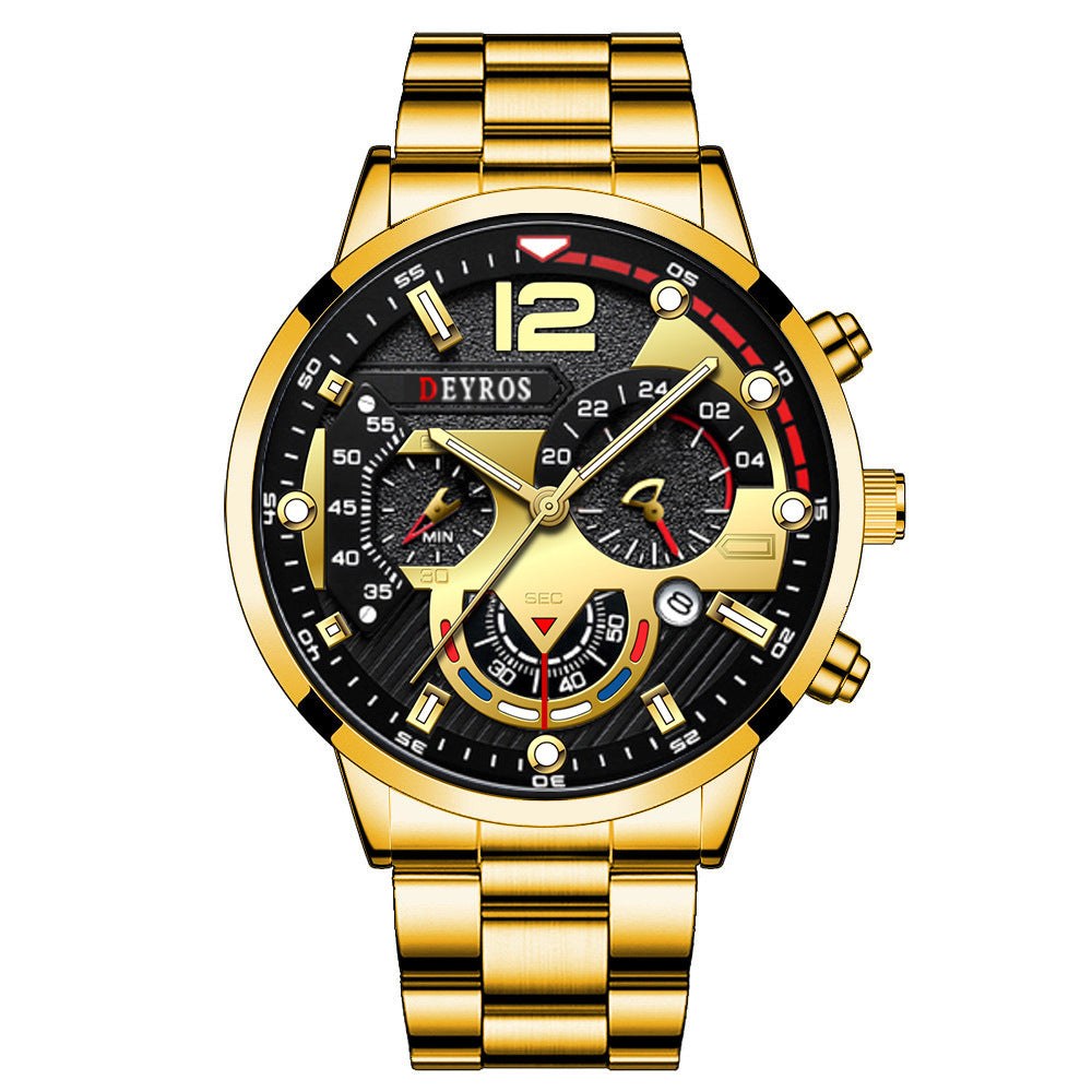 Velion™ – Montre Élégante en Acier pour Homme