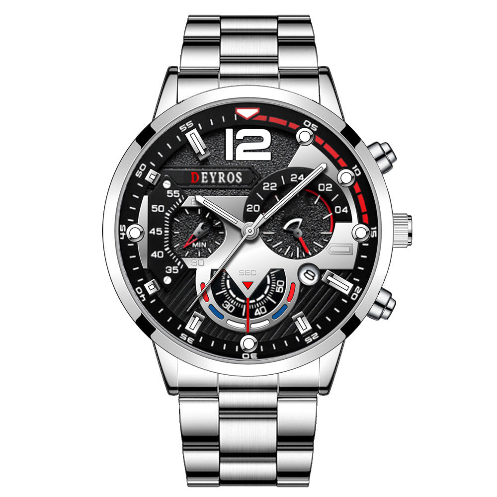 Velion™ – Montre Élégante en Acier pour Homme