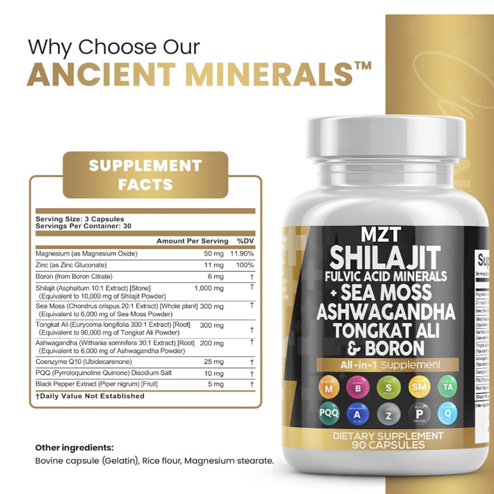 đ§ PureShilajitâą â Capsules de Shilajit 100 % Naturel