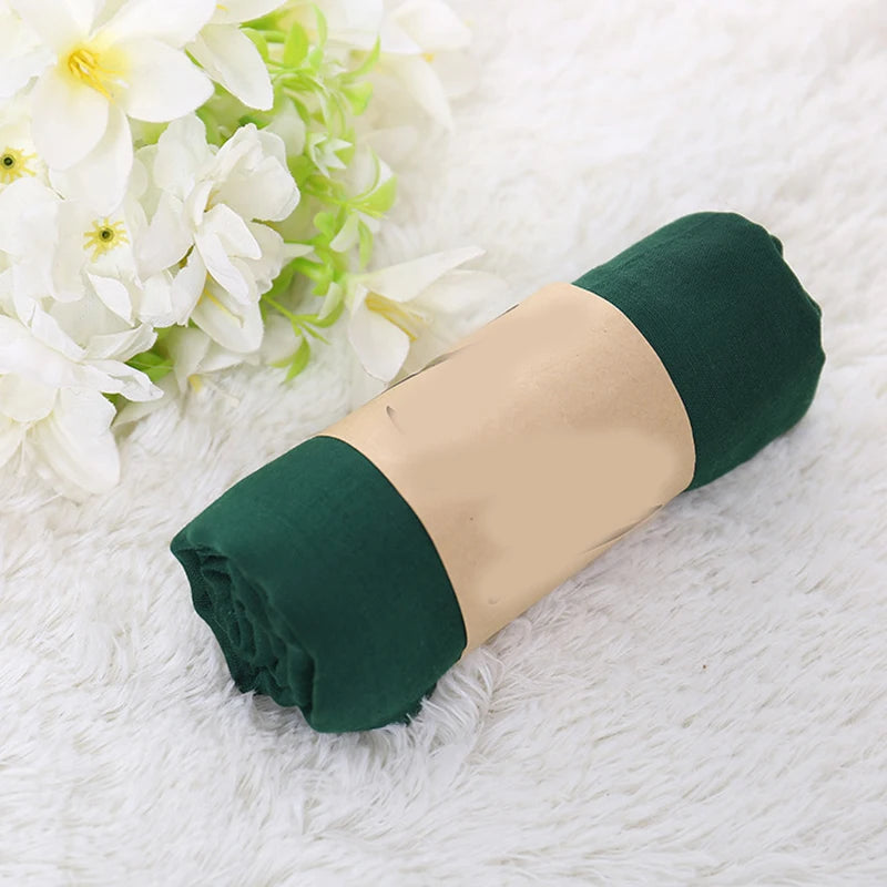 🧕 Élégance Naturelle – Voile Écharpe Coton & Lin