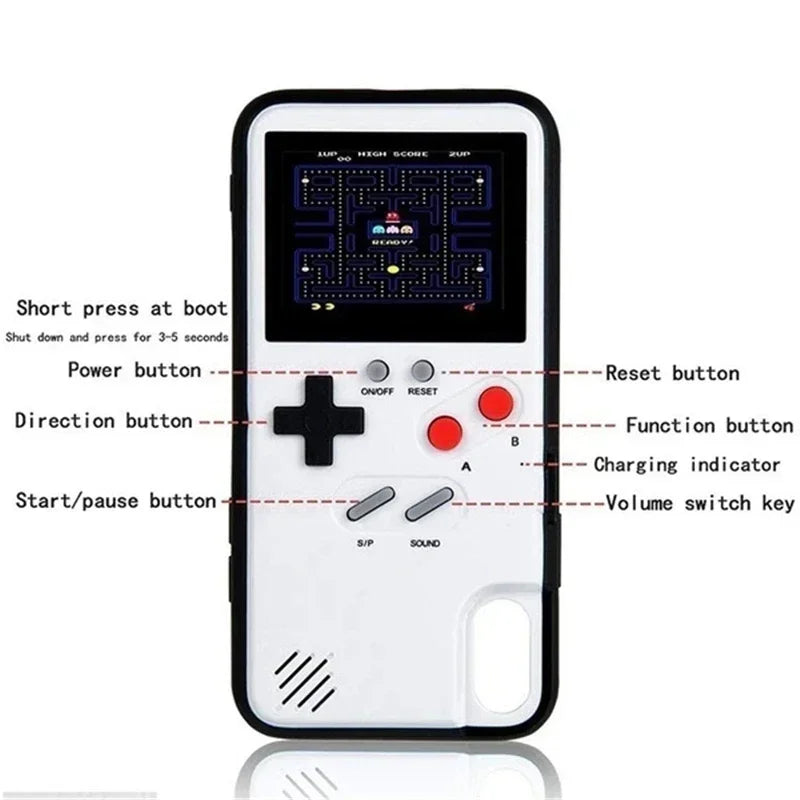 GameCase™ (Coque: Rouge, Vert et Rose)