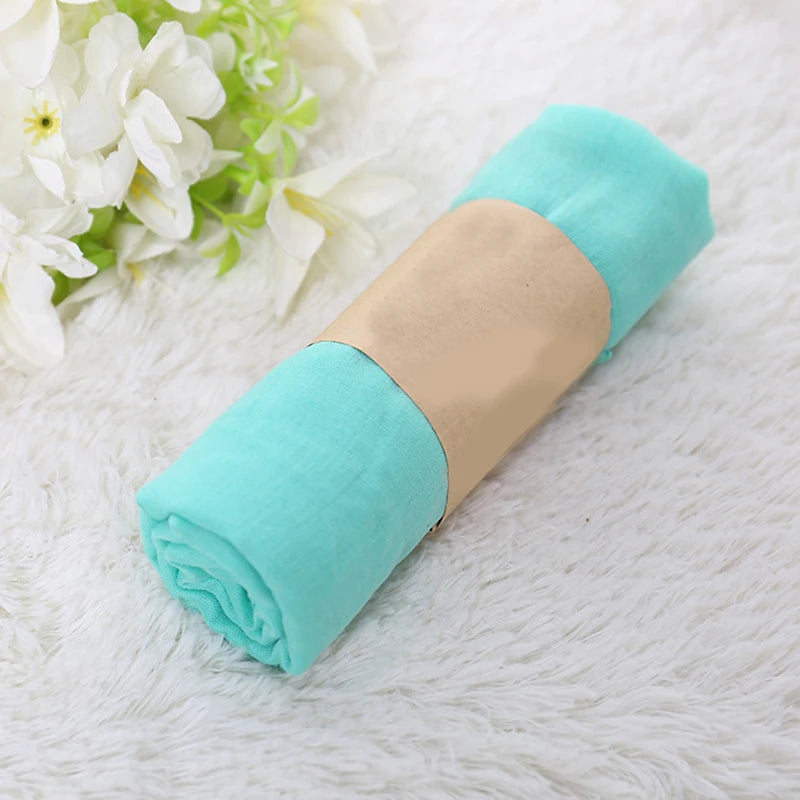 🧕 Élégance Naturelle – Voile Écharpe Coton & Lin