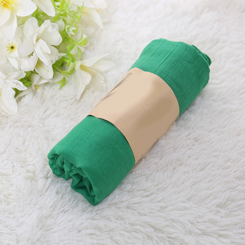 🧕 Élégance Naturelle – Voile Écharpe Coton & Lin