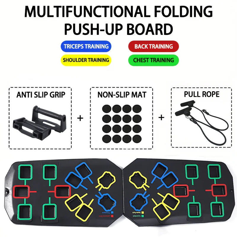 💪 Planche de Pompe Multifonction – Entraînement Complet