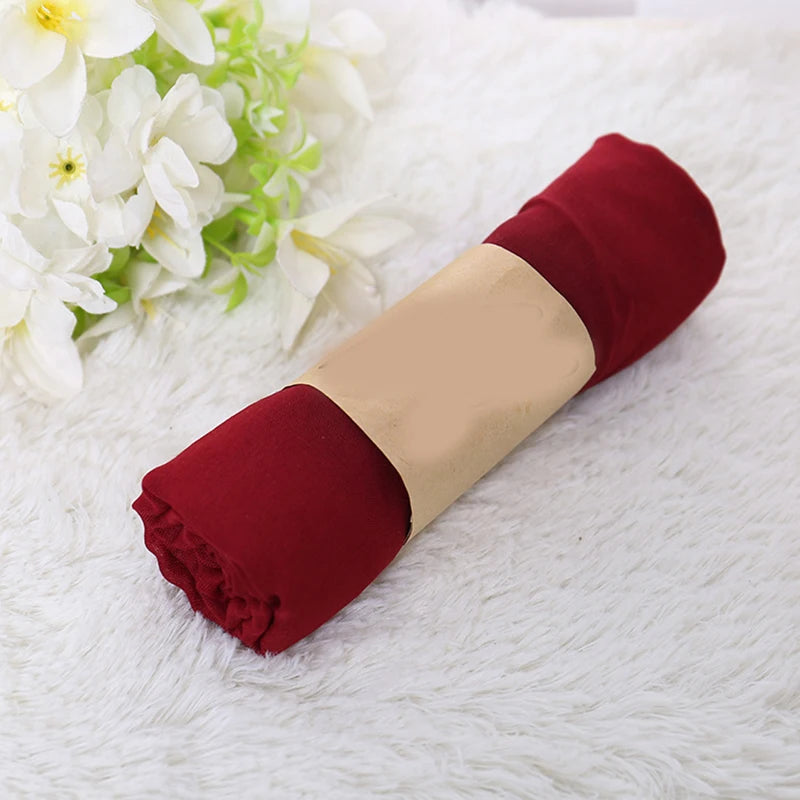 🧕 Élégance Naturelle – Voile Écharpe Coton & Lin