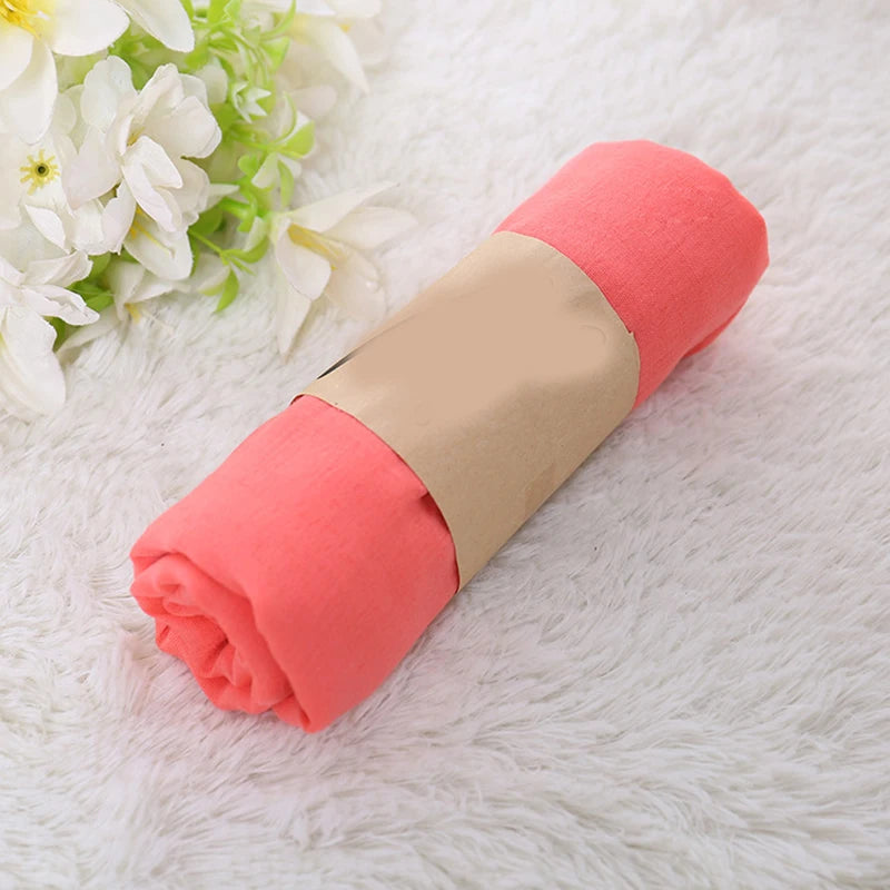 🧕 Élégance Naturelle – Voile Écharpe Coton & Lin