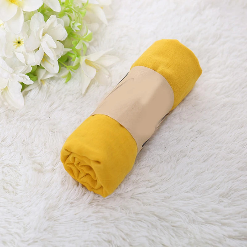 🧕 Élégance Naturelle – Voile Écharpe Coton & Lin