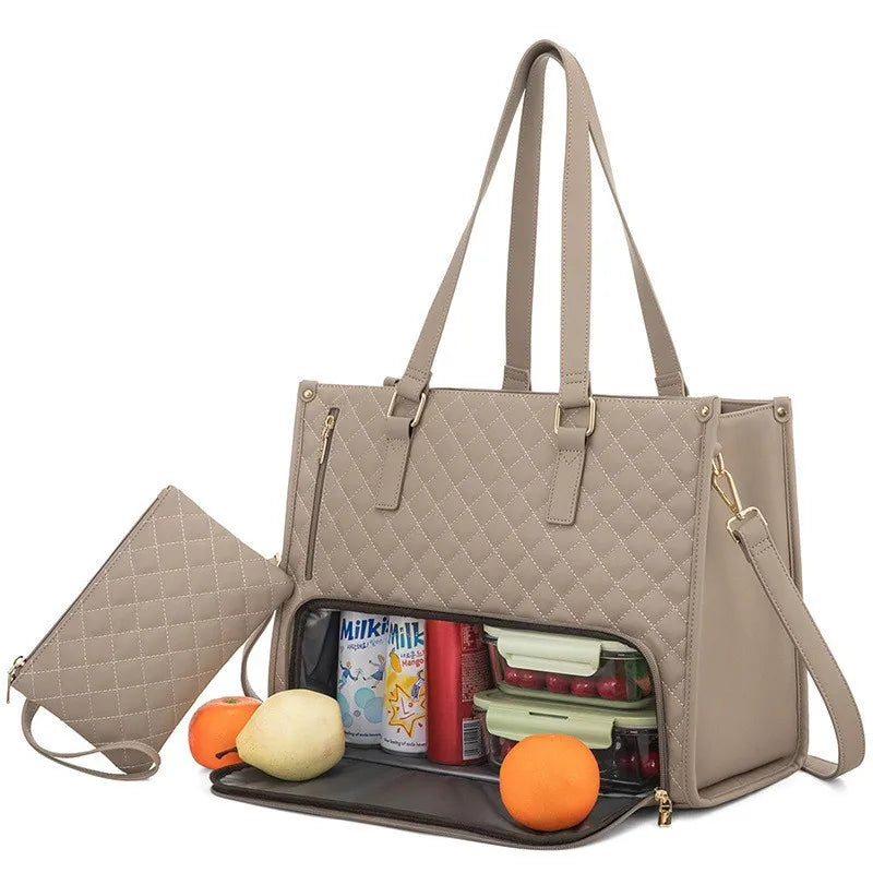 Sac 2-en-1 👜 Ordinateur & isotherme pour Repas, Élégant & Pratique