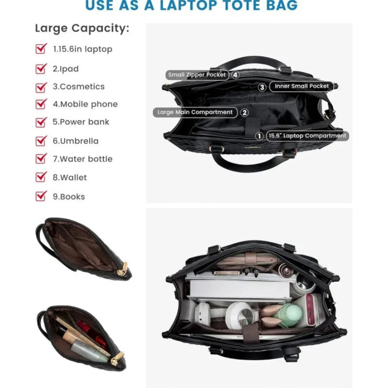 Sac 2-en-1 👜 Ordinateur & isotherme pour Repas, Élégant & Pratique
