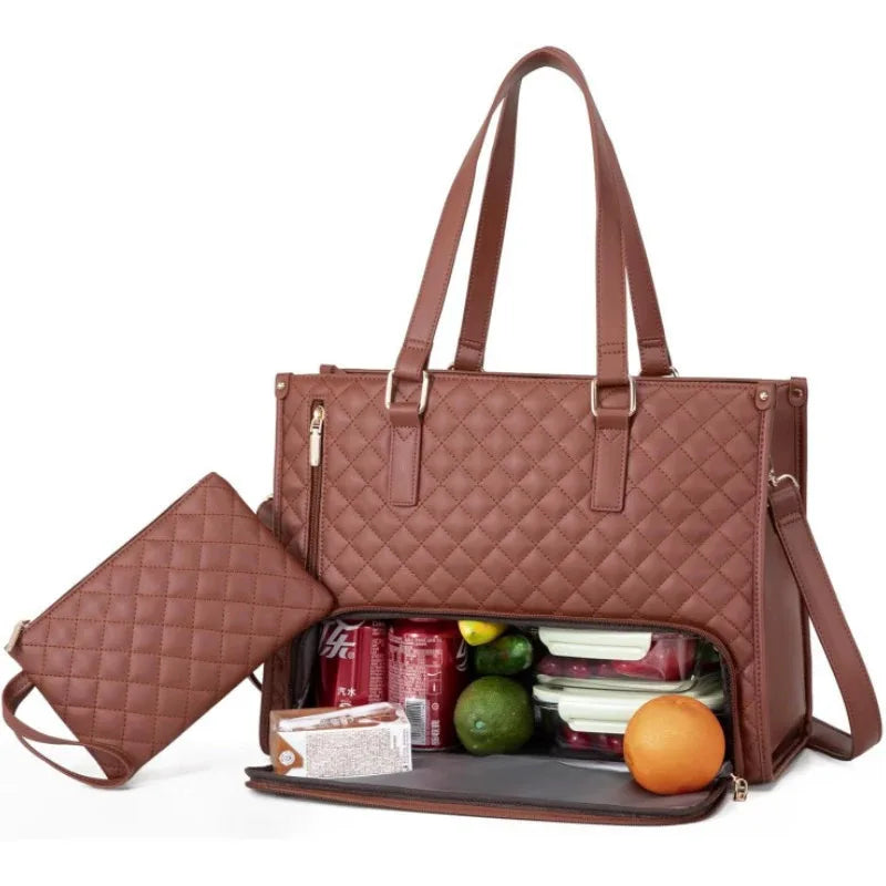 Sac 2-en-1 👜 Ordinateur & isotherme pour Repas, Élégant & Pratique