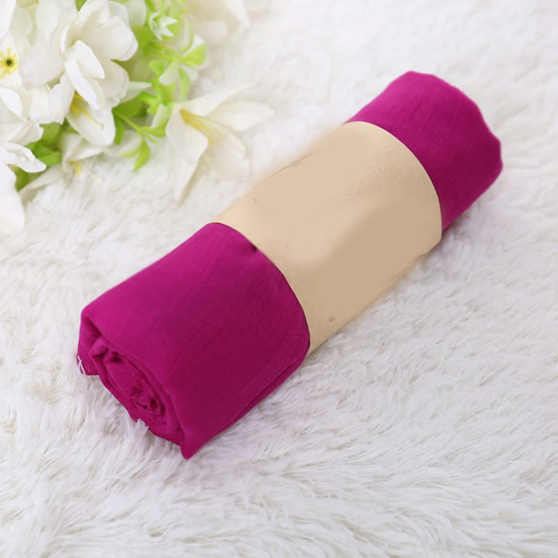 🧕 Élégance Naturelle – Voile Écharpe Coton & Lin