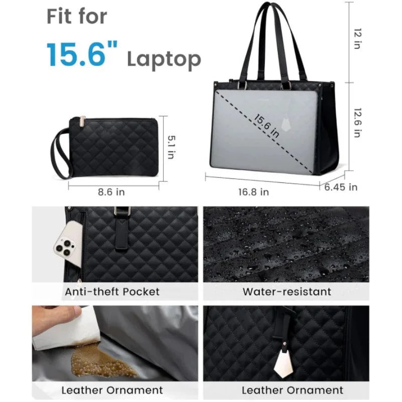 Sac 2-en-1 👜 Ordinateur & isotherme pour Repas, Élégant & Pratique