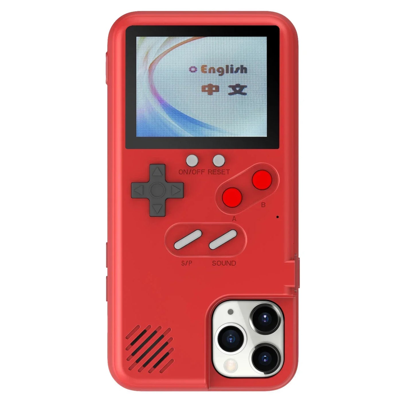 GameCase™ (Coque: Rouge, Vert et Rose)
