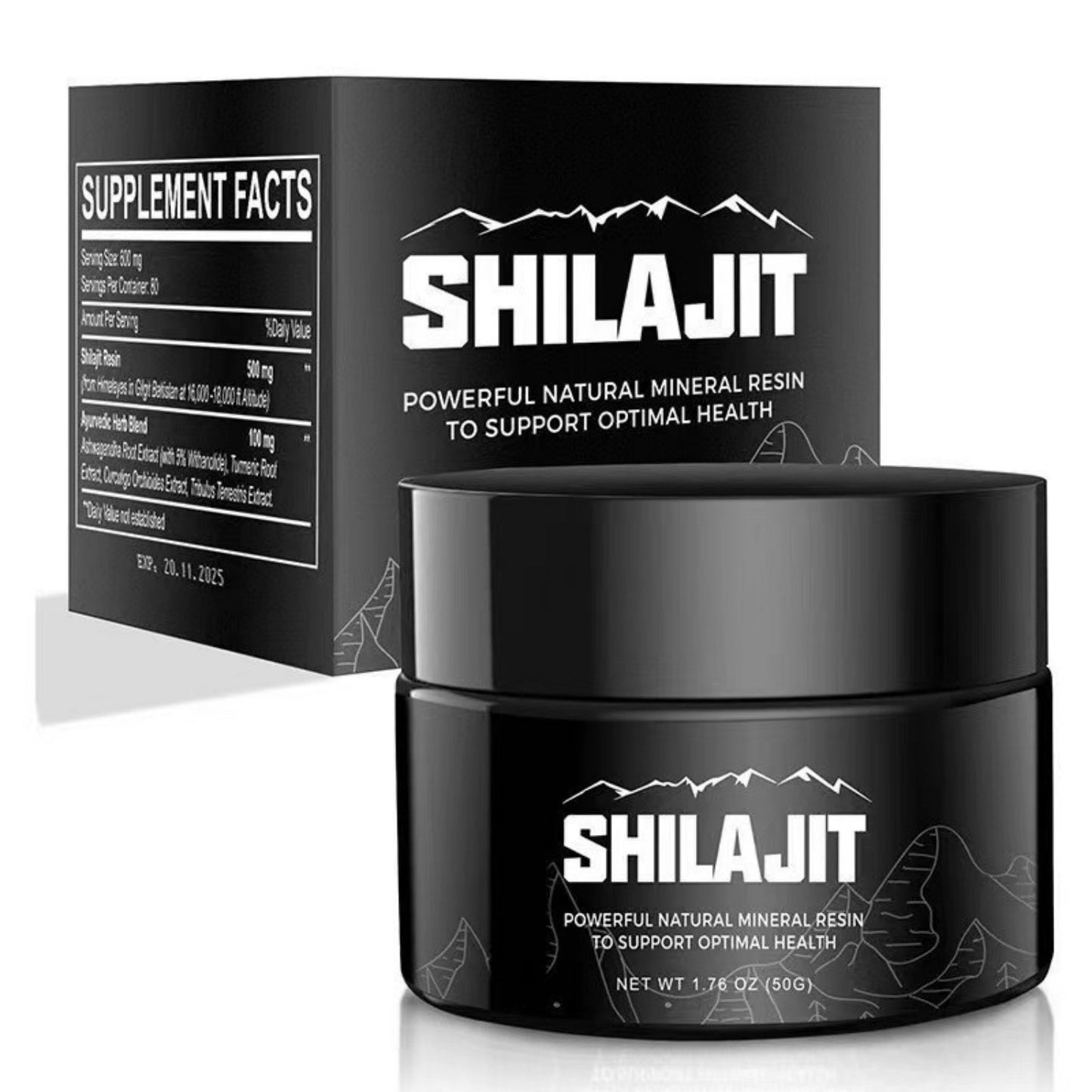 ⚡ HimaPure™ – Résine de Shilajit Pure Premium