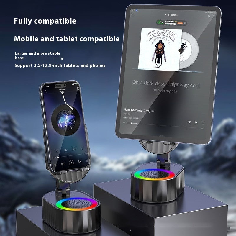 ZenDock™ Support pliable multifonction avec Bluetooth, Enceinte & lumière.