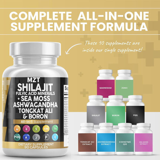 🧠 PureShilajit™ – Capsules de Shilajit 100 % Naturel