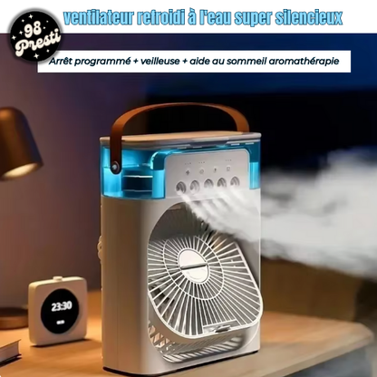 Clim Portable 3 en 1. Bien-être Frais, Mobile et à Petit Prix.