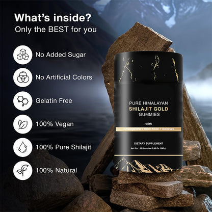 💊 PureCleanse™ – Capsules Shilajit pour un Corps Parfaitement Équilibré