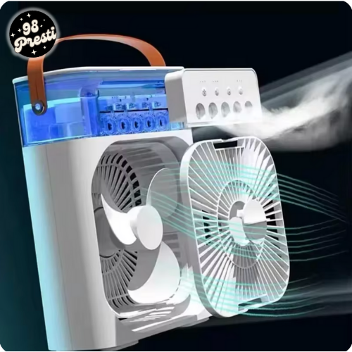 Clim Portable 3 en 1. Bien-être Frais, Mobile et à Petit Prix.