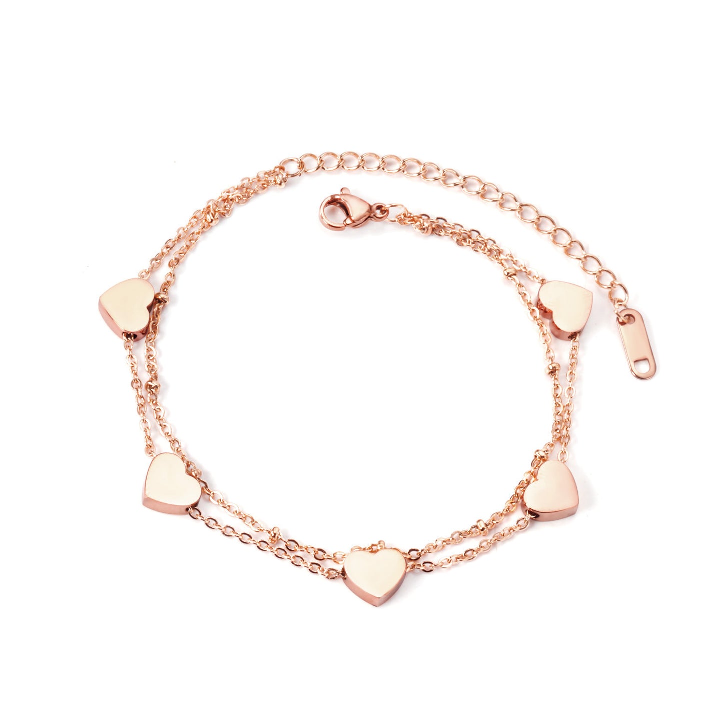 LineaWave™ - Bracelet géométrique double chaîne