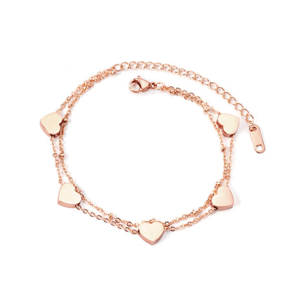 LineaWave™ - Bracelet géométrique double chaîne