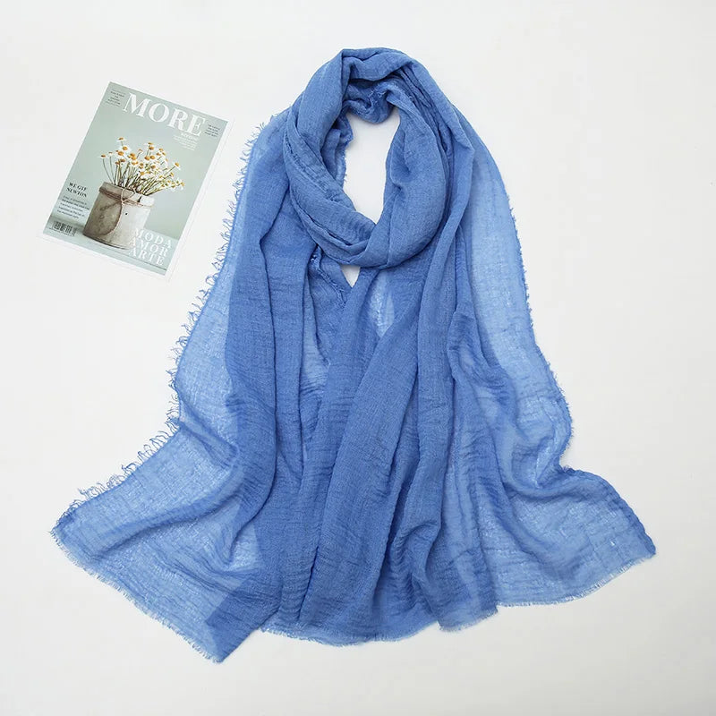 Crinkle Soft – Hijab Coton Froissé 175x70cm