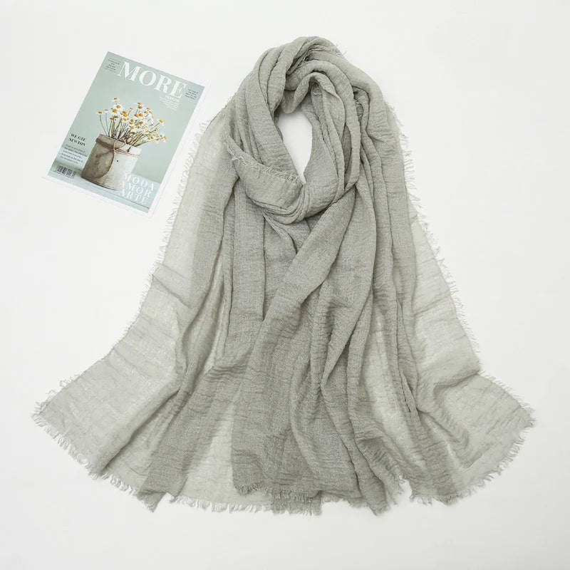 Crinkle Soft – Hijab Coton Froissé 175x70cm