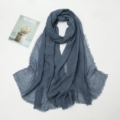 Crinkle Soft – Hijab Coton Froissé 175x70cm