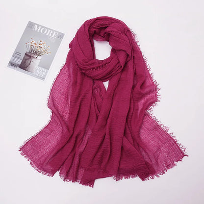 Crinkle Soft – Hijab Coton Froissé 175x70cm