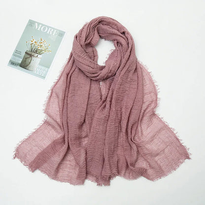 Crinkle Soft – Hijab Coton Froissé 175x70cm
