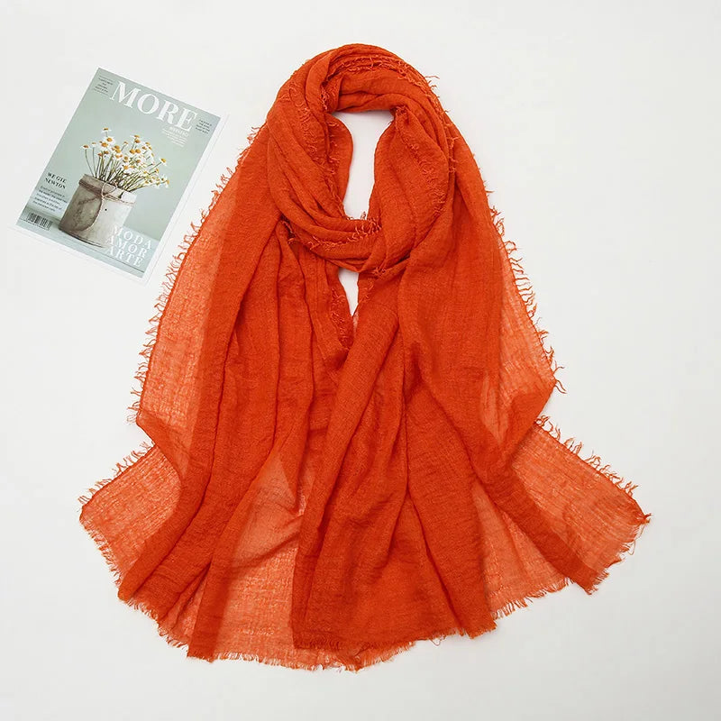 Crinkle Soft – Hijab Coton Froissé 175x70cm