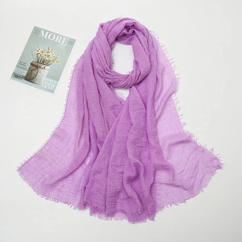 Crinkle Soft – Hijab Coton Froissé 175x70cm