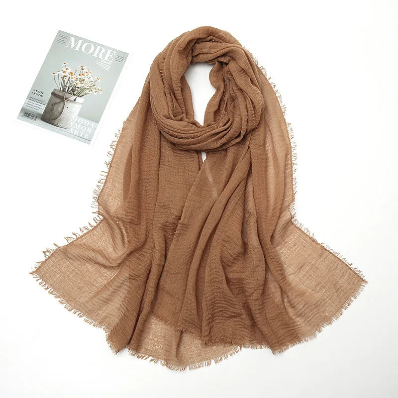 Crinkle Soft – Hijab Coton Froissé 175x70cm