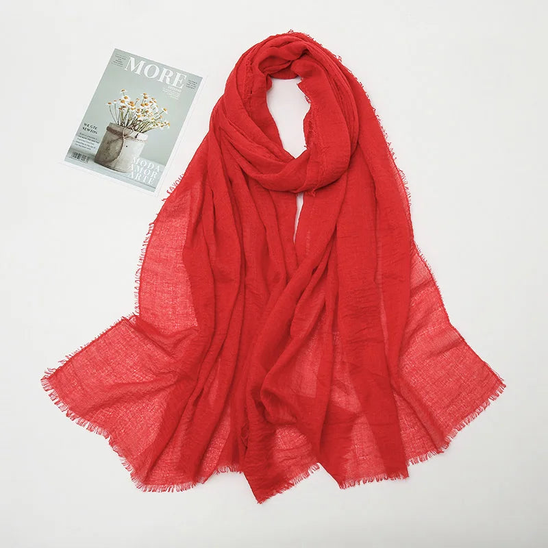 Crinkle Soft – Hijab Coton Froissé 175x70cm