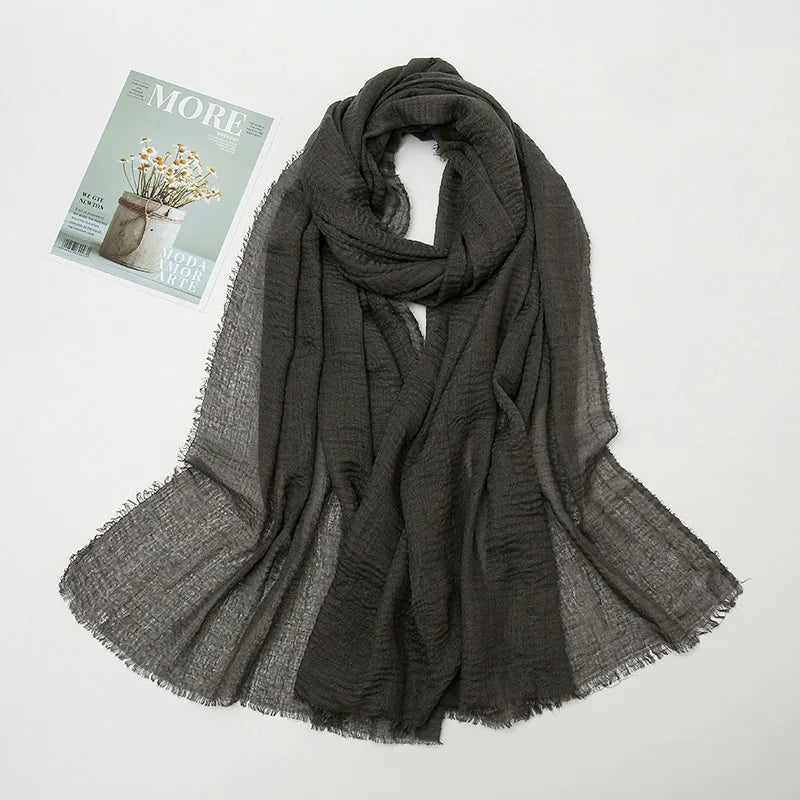 Crinkle Soft – Hijab Coton Froissé 175x70cm