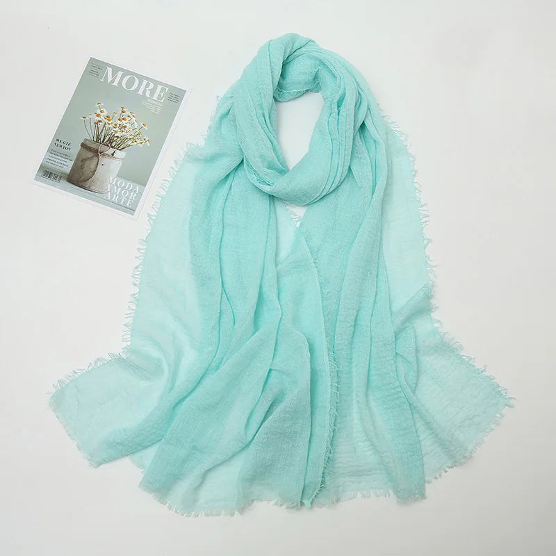 Crinkle Soft – Hijab Coton Froissé 175x70cm