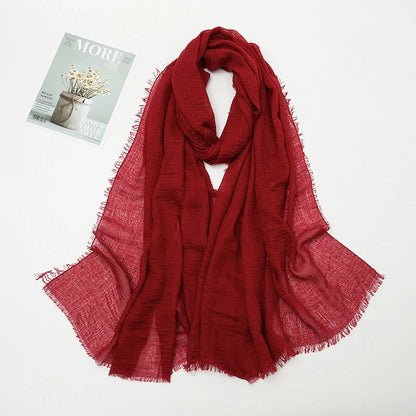 Crinkle Soft – Hijab Coton Froissé 175x70cm