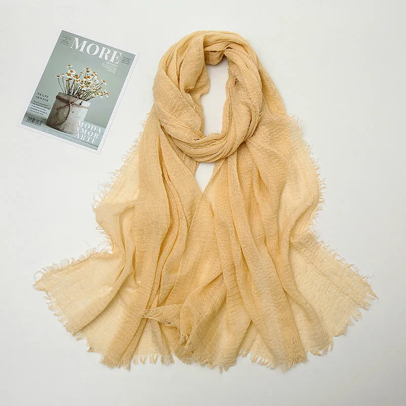 Crinkle Soft – Hijab Coton Froissé 175x70cm