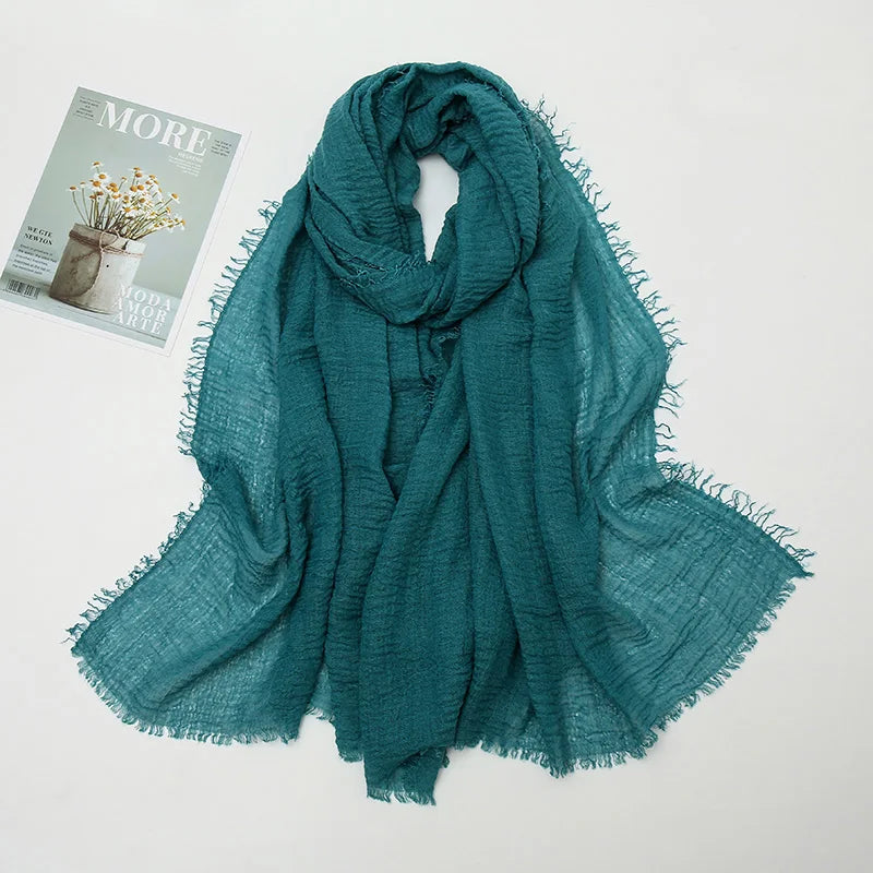 Crinkle Soft – Hijab Coton Froissé 175x70cm
