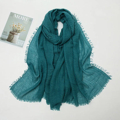 Crinkle Soft – Hijab Coton Froissé 175x70cm