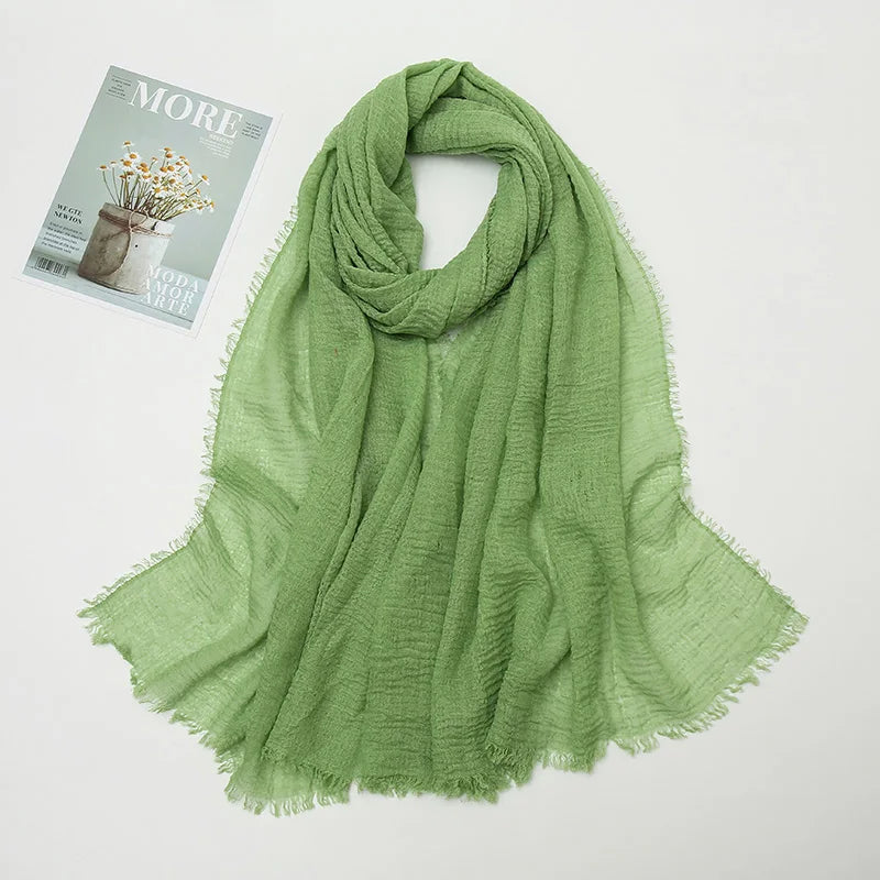 Crinkle Soft – Hijab Coton Froissé 175x70cm