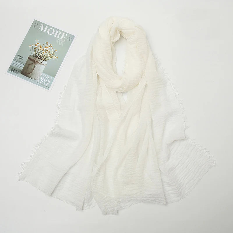 Crinkle Soft – Hijab Coton Froissé 175x70cm