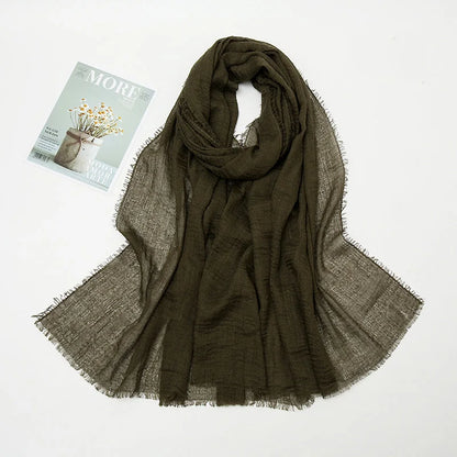 Crinkle Soft – Hijab Coton Froissé 175x70cm
