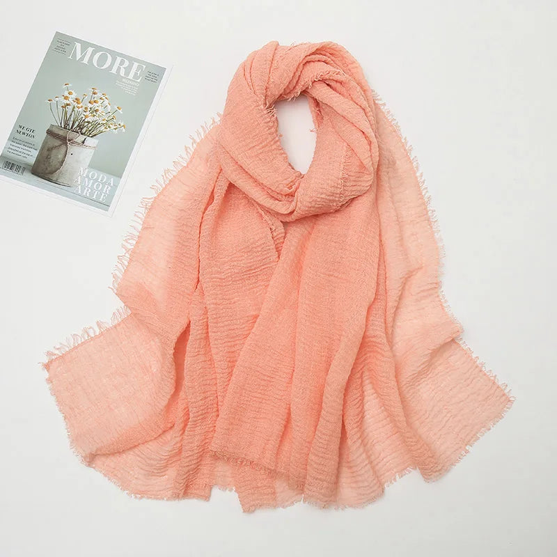 Crinkle Soft – Hijab Coton Froissé 175x70cm