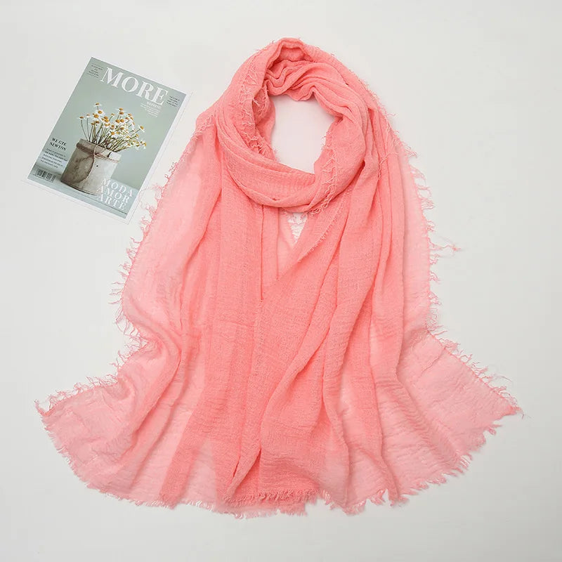 Crinkle Soft – Hijab Coton Froissé 175x70cm