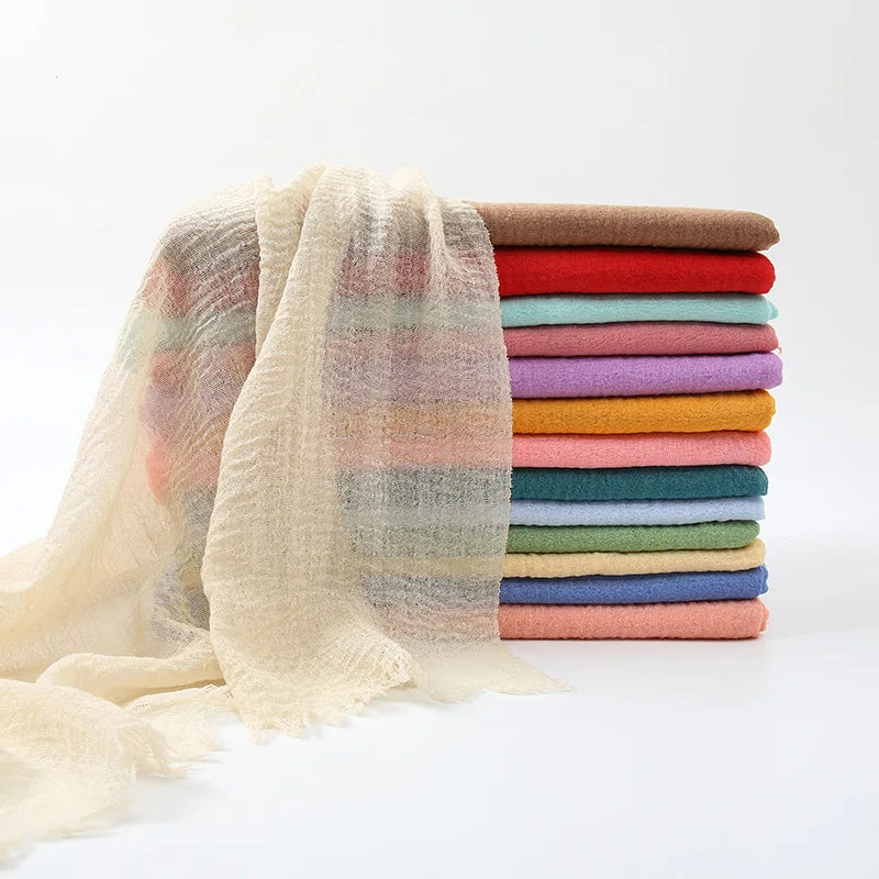 Crinkle Soft – Hijab Coton Froissé 175x70cm