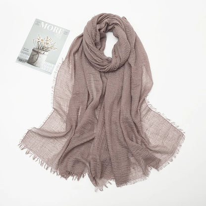 Crinkle Soft – Hijab Coton Froissé 175x70cm