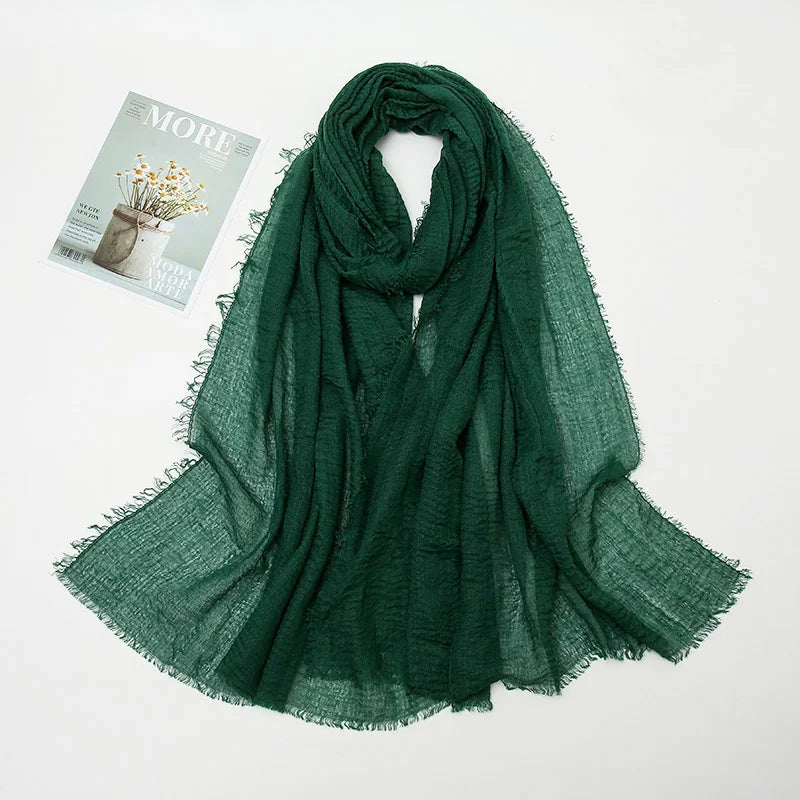 Crinkle Soft – Hijab Coton Froissé 175x70cm