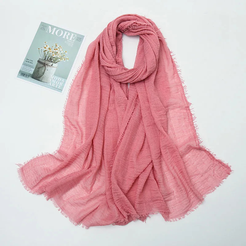 Crinkle Soft – Hijab Coton Froissé 175x70cm