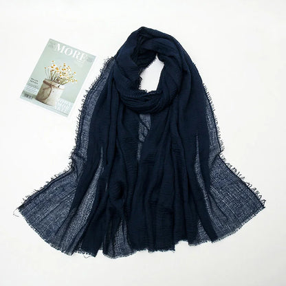 Crinkle Soft – Hijab Coton Froissé 175x70cm